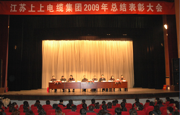 918博天堂盛大召开2009年度总结表扬大会